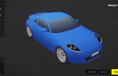 Screenshot of project