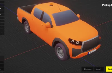 Screenshot of project