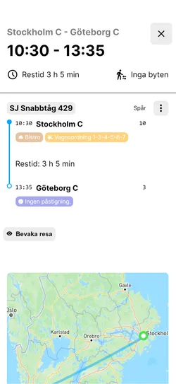 Screenshot of project