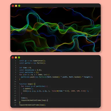 Hero graphic for GameCanvas.js