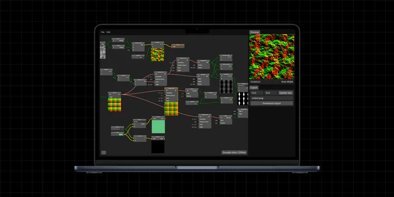 Hero graphic for Texture Node Editor